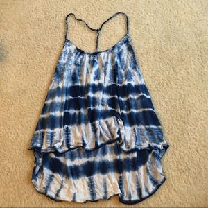 flowy tie dye shirt